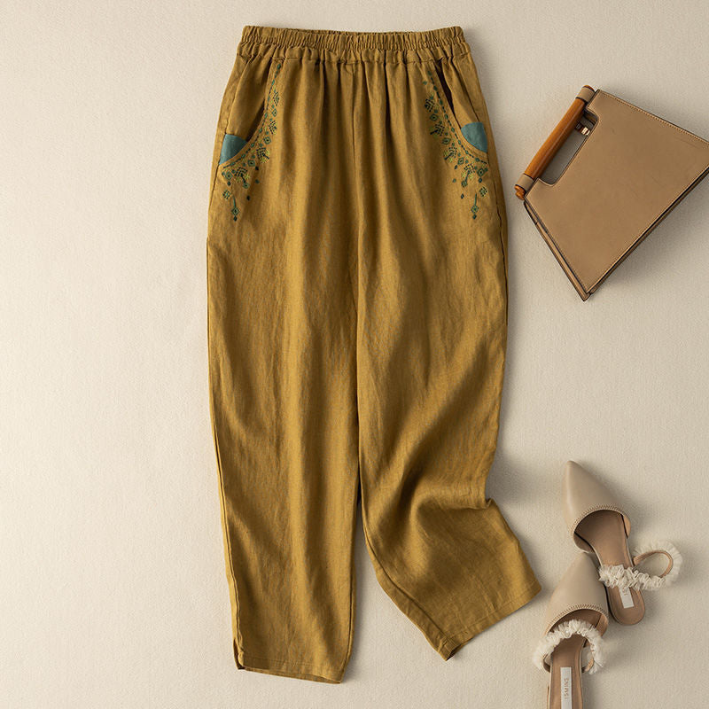 Mena™ - Pocket Printed Pants
