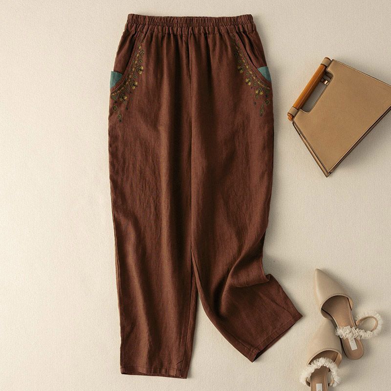 Mena™ - Pocket Printed Pants