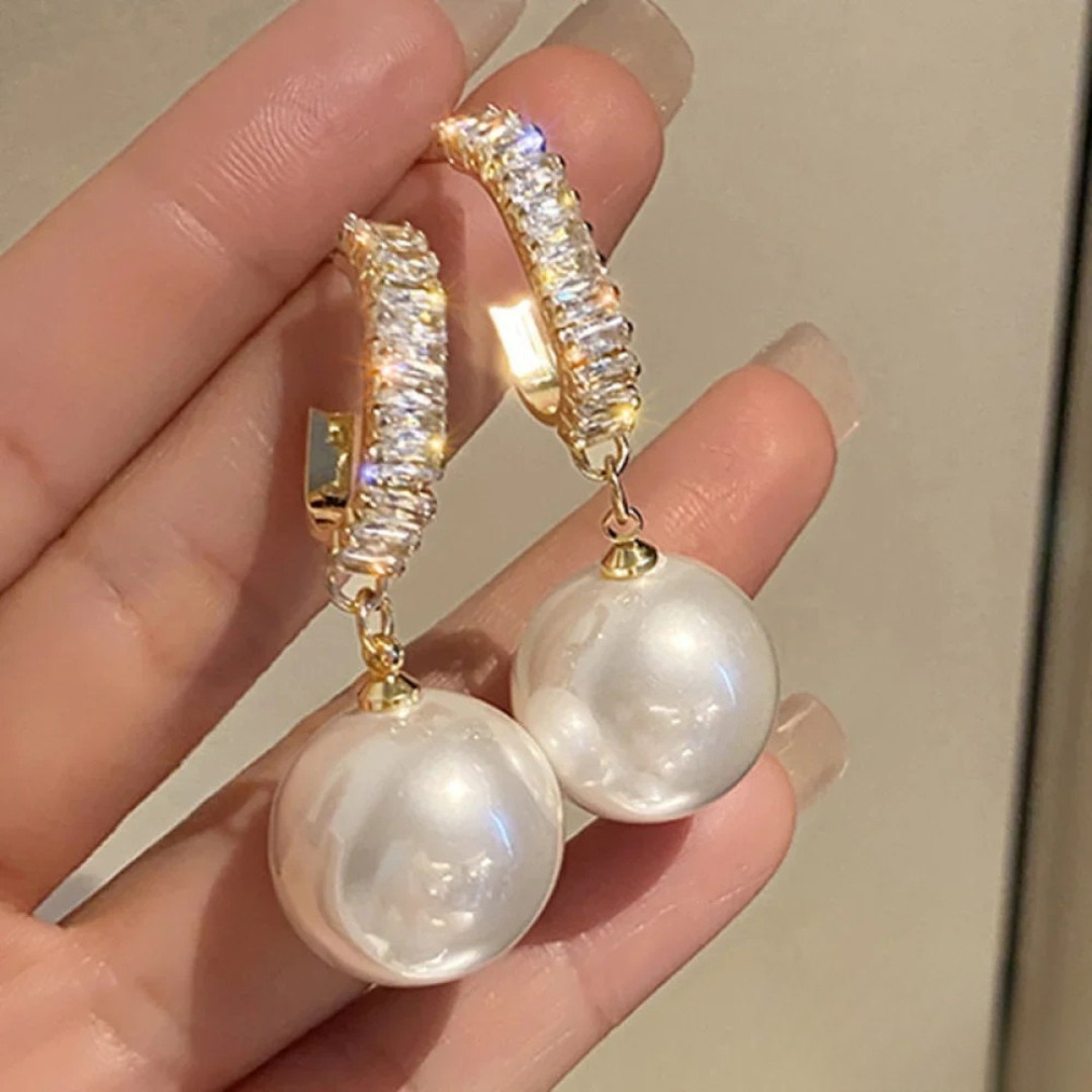 Isla™ | Luxe Pearl and Zirconia Earrings