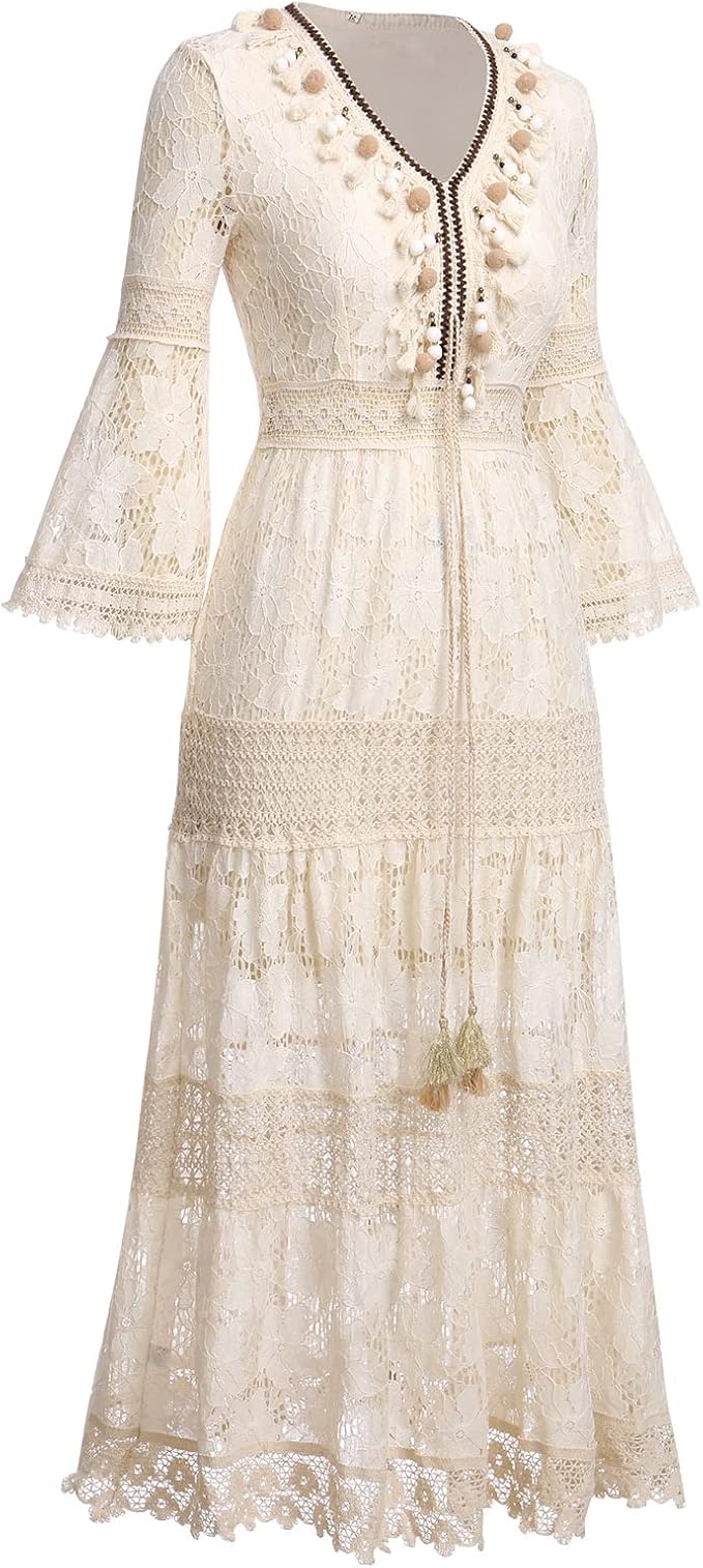 Elisse™ - Boho Lace Dress