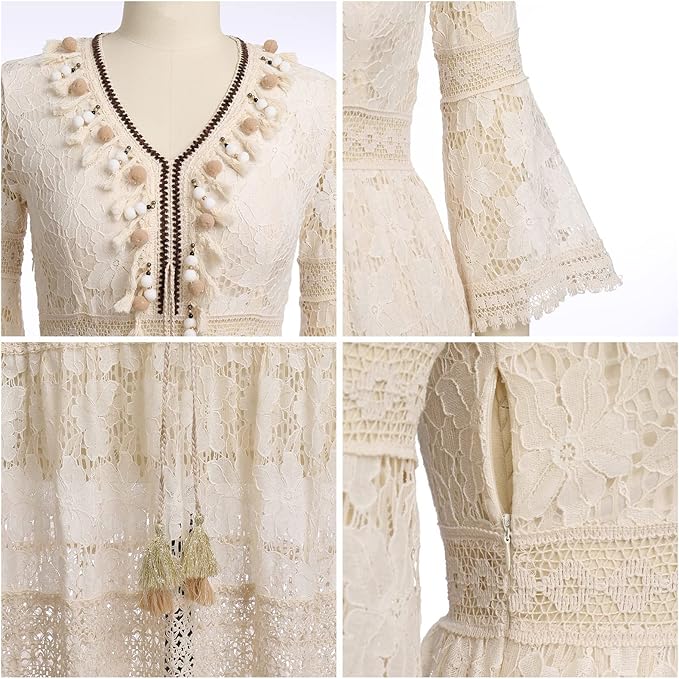 Elisse™ - Boho Lace Dress