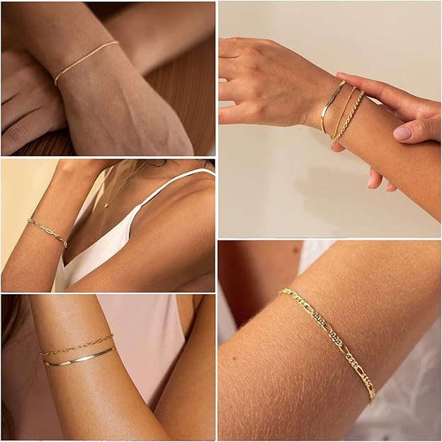 Vernetta | Gold Bracelet Set