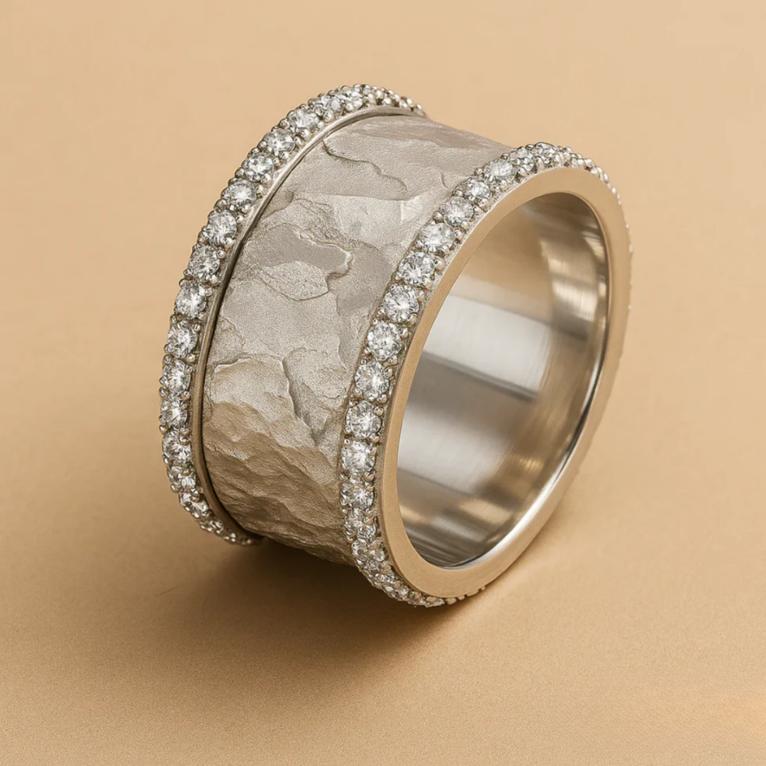 Lina™ | Vintage Silver Zirconia Ring for Women