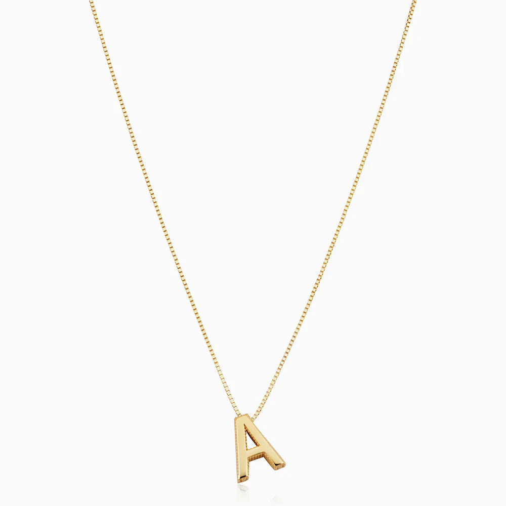 LoveNote | Gold Letter Initial Necklace