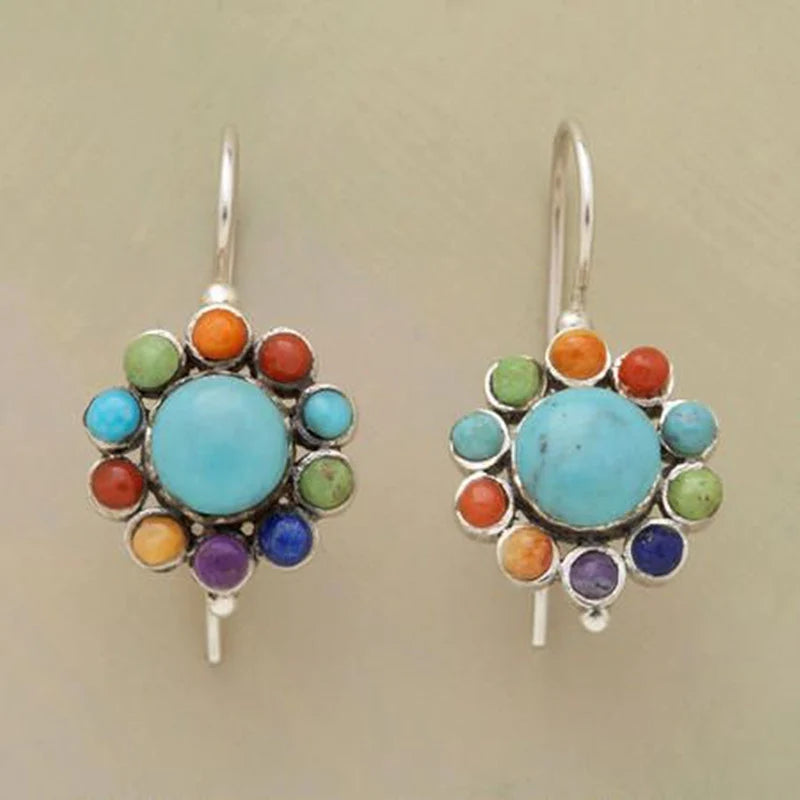 Tierra™ | Iridescent Turquoise Earrings
