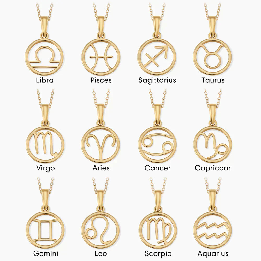 Zodia | Gold Zodiac Sign Necklace