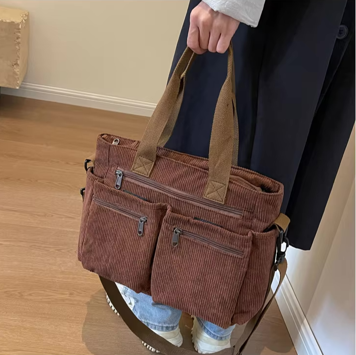 LACY™ / URBAN CORDUROY TOTE