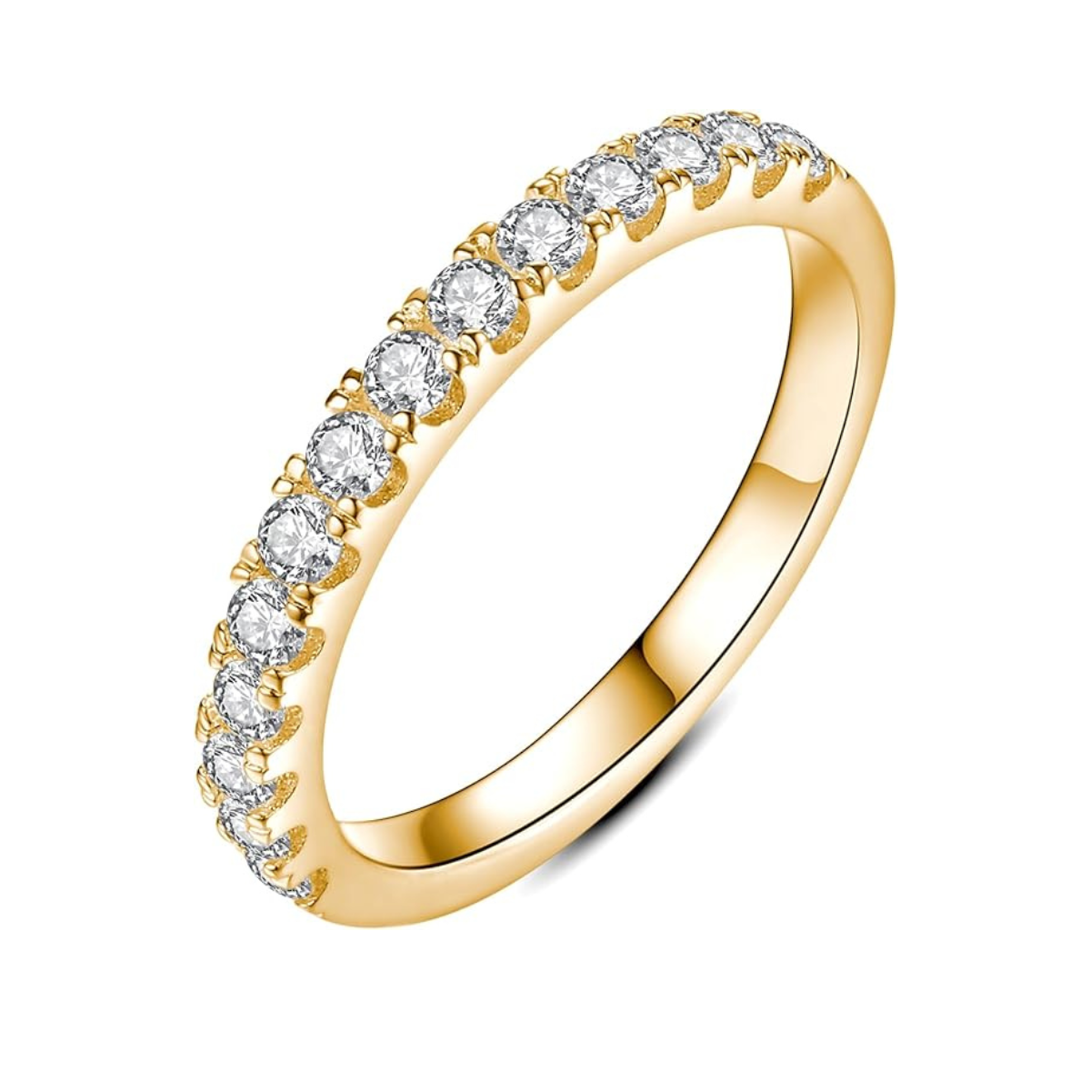 Eterna | Gold Moissanite Engagement Ring