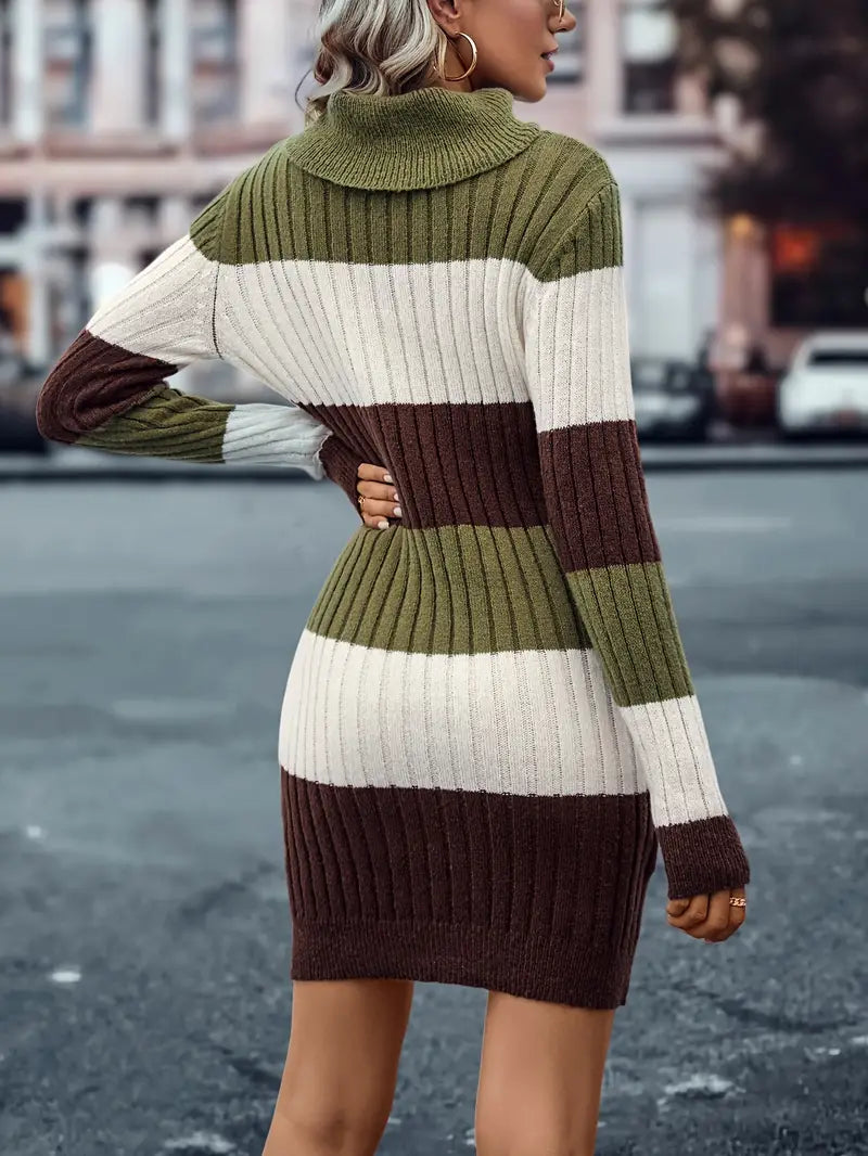 Sydney | Stripped Winter Dress
