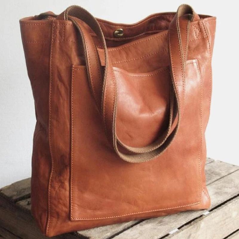 Ella | Classic Leather Tote