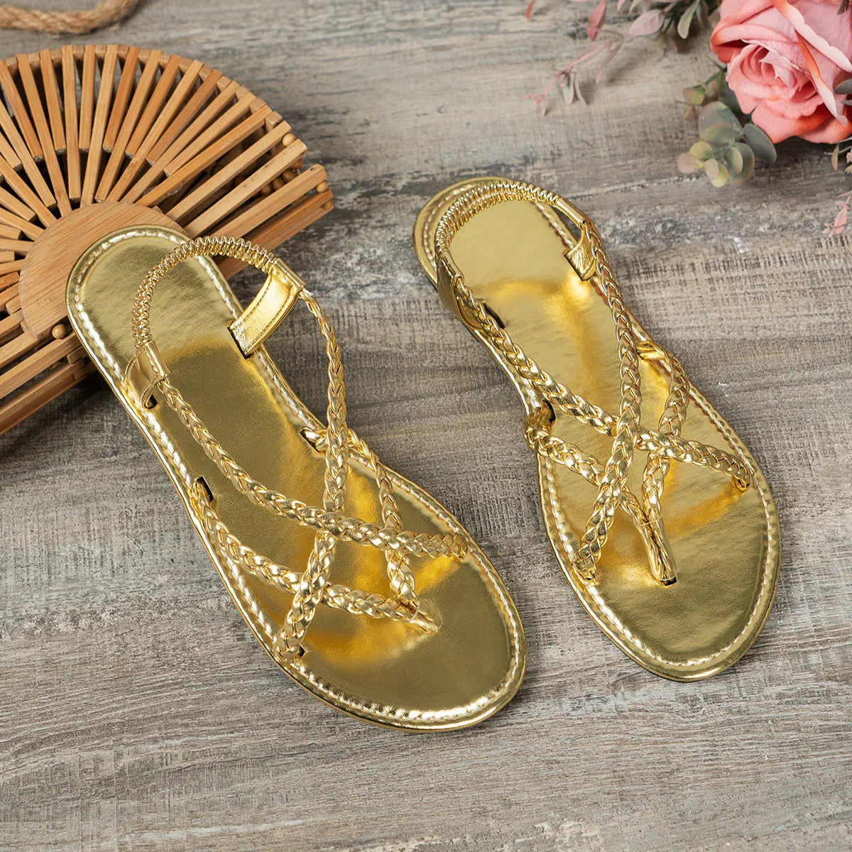 Charlie™ - Luxe Braided Sandals