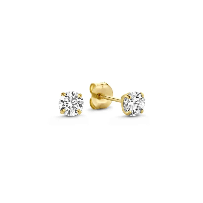 Brillane | Gold with Gemstones Earring Set