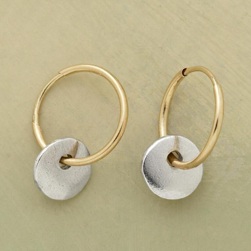 Gilded™ | Gold-Plated Hoops & Silver Earrings