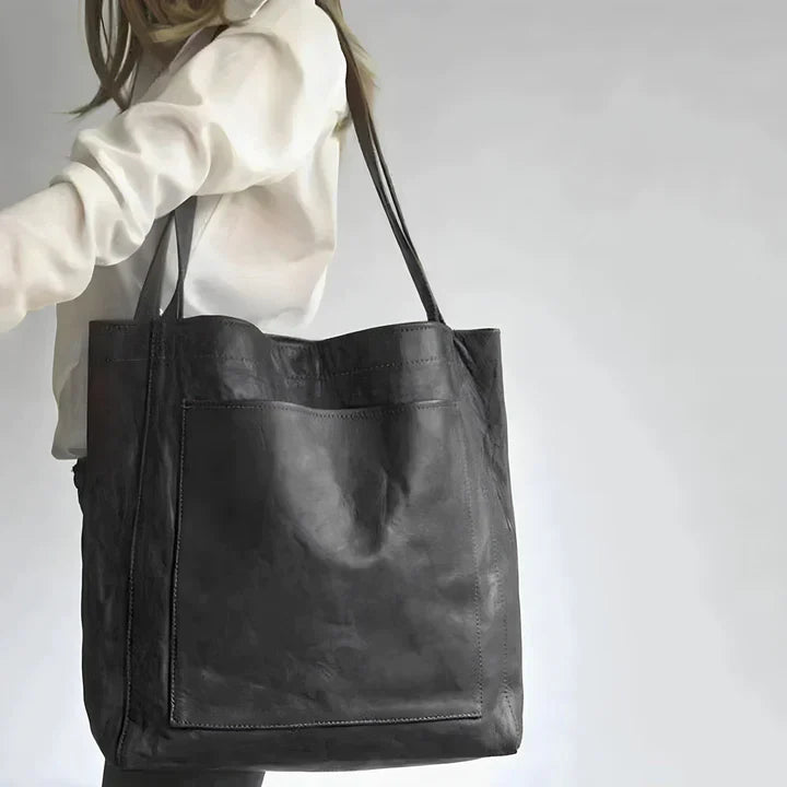 Ella | Classic Leather Tote