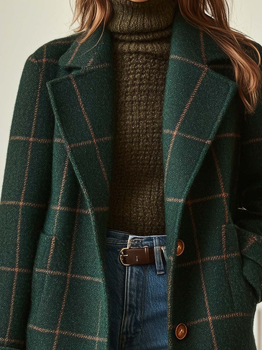 Cambridge | Wool Check Coat