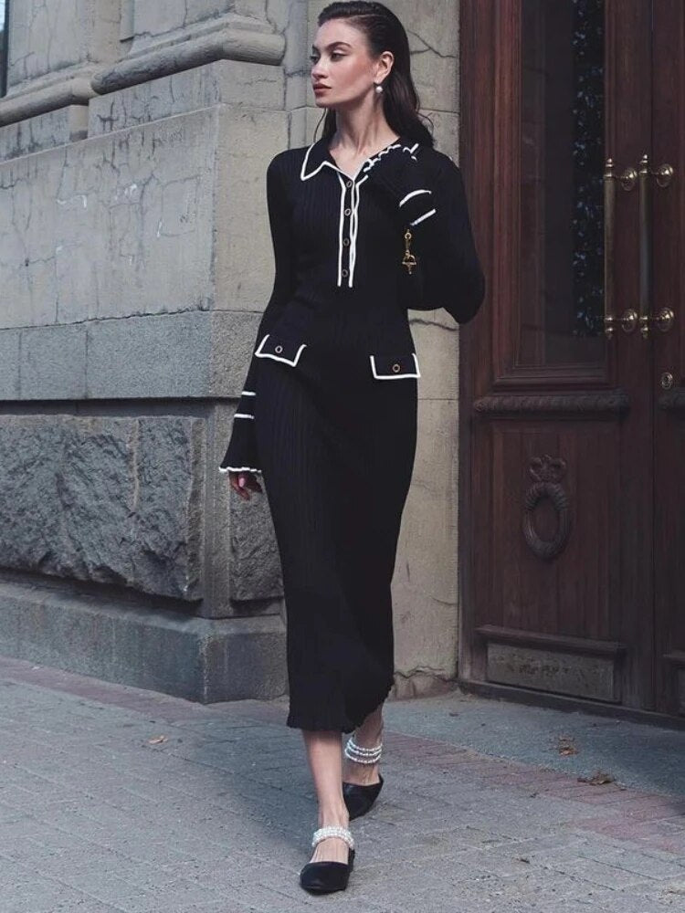 Hayley | High Waisted Ruffled Dress