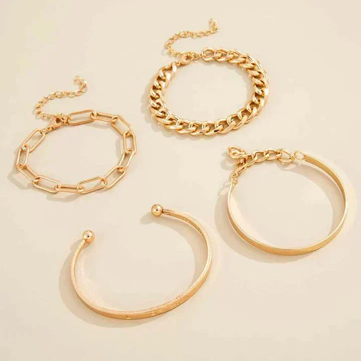 Elan | Gold Bracelet Set