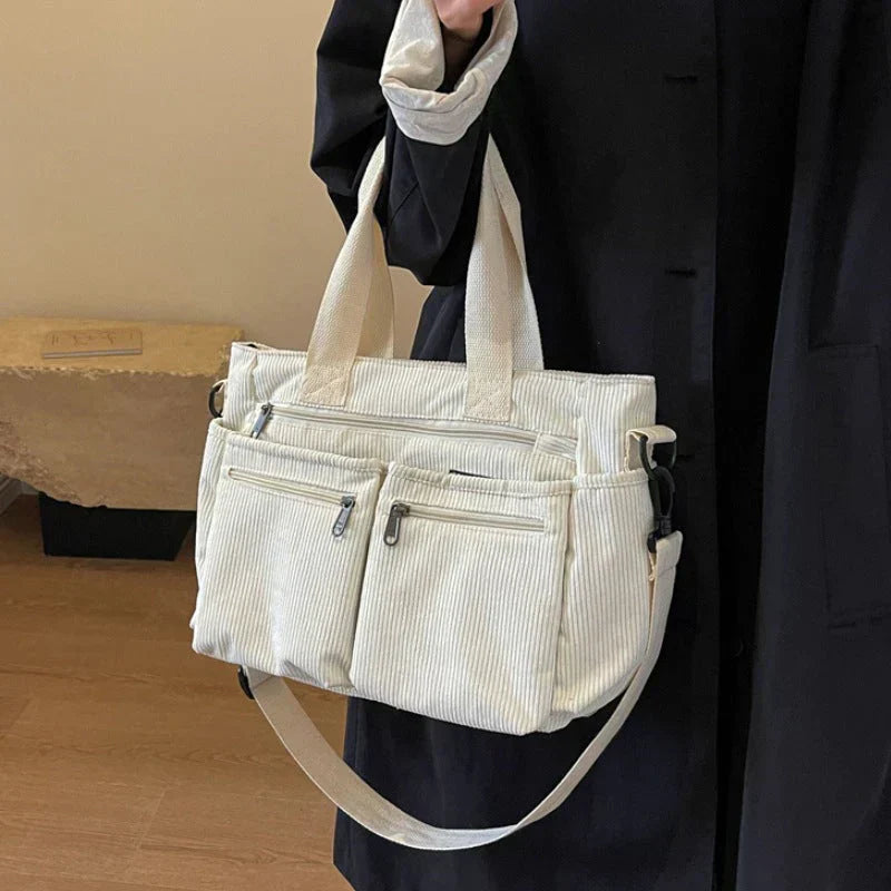 LACY™ / URBAN CORDUROY TOTE