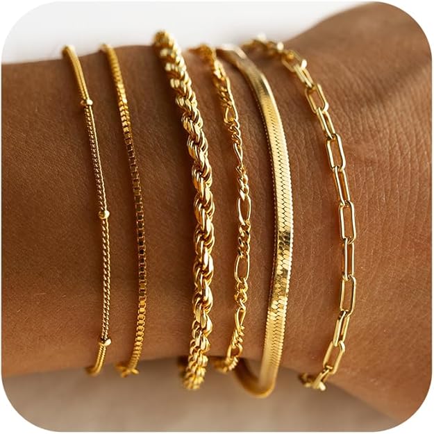 Vernetta | Gold Bracelet Set