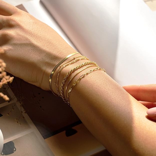 Vernetta | Gold Bracelet Set