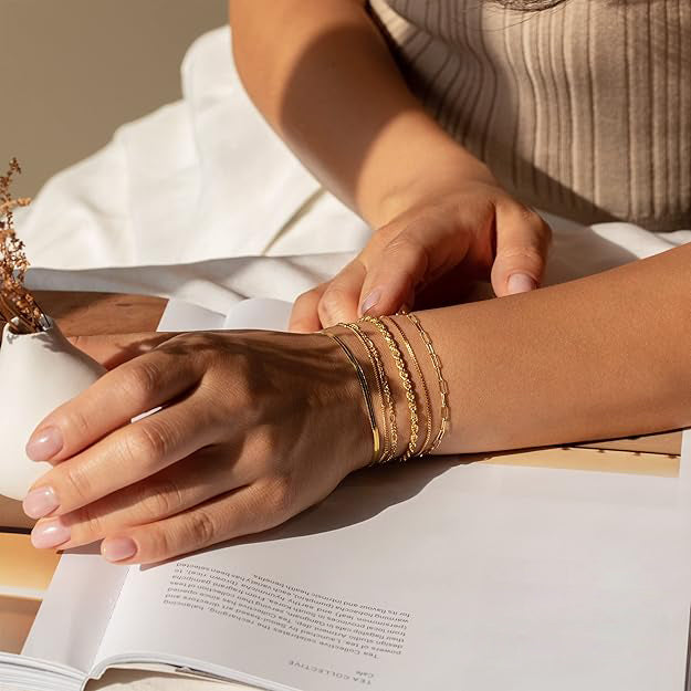 Vernetta | Gold Bracelet Set