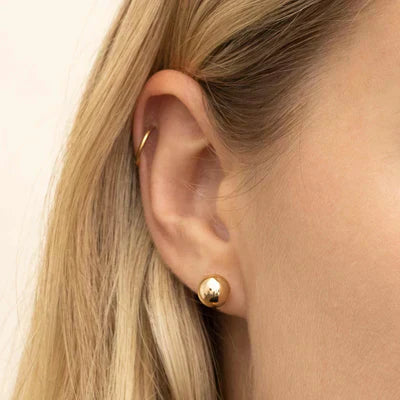 Ball™ | 16K Gold Hoop Earrings