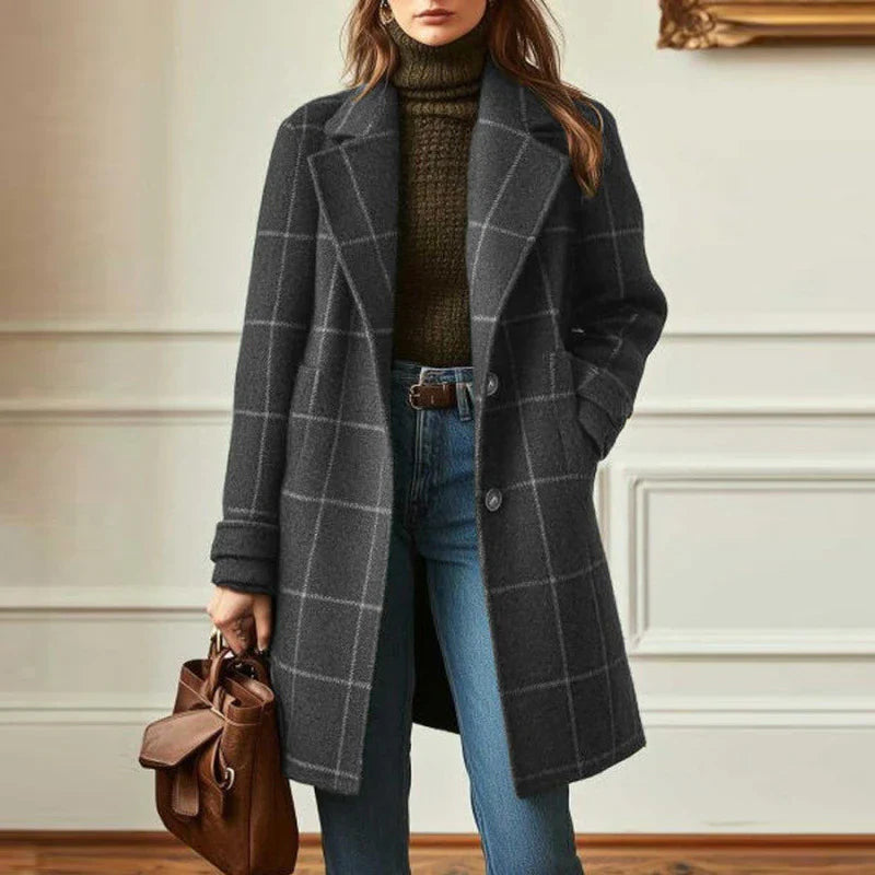 Cambridge | Wool Check Coat