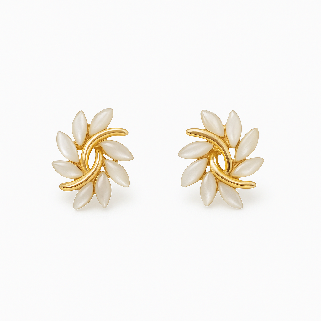 Lila™ | Elegant White Opal Earrings for Women