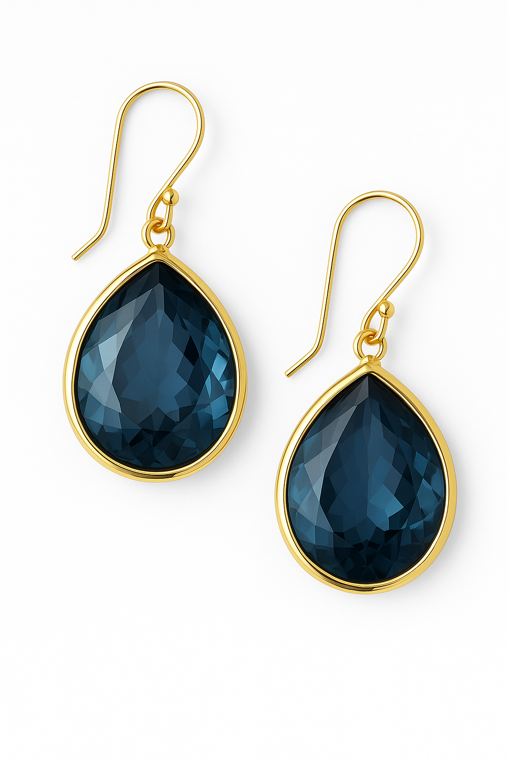 Sophie™ | Vintage Blue Crystal Earring Hooks