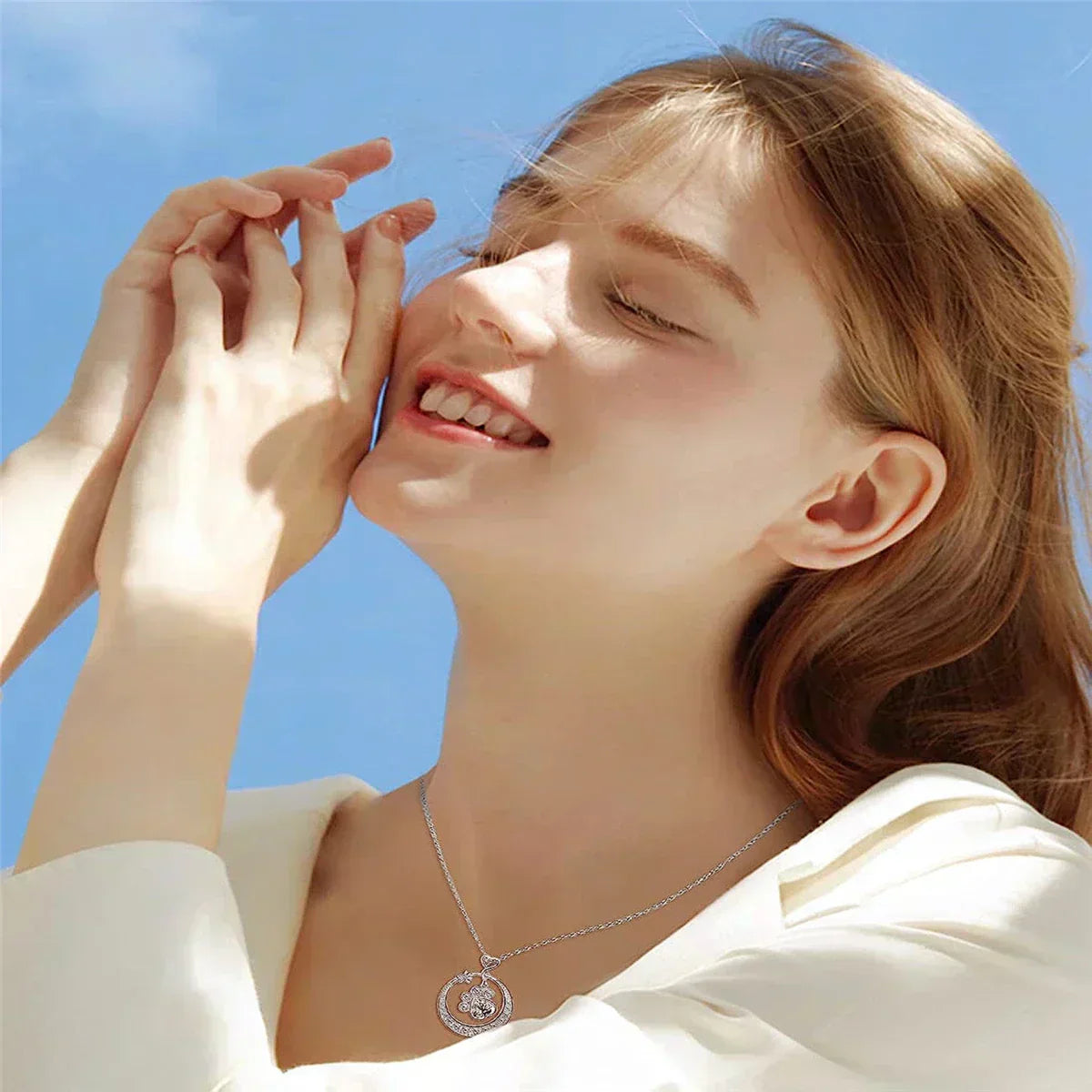 Seaton™ | Silver Leg Chain with Zirconia