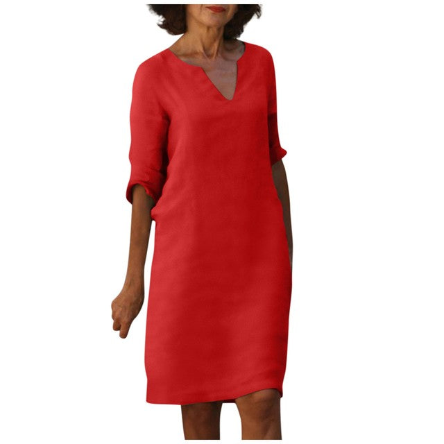 Lisa | Elegant V-Neck Dress