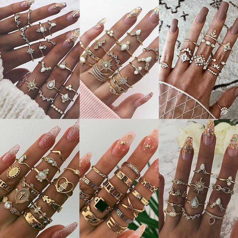 Alisa™ | Unique Handmade Silver Ring Set