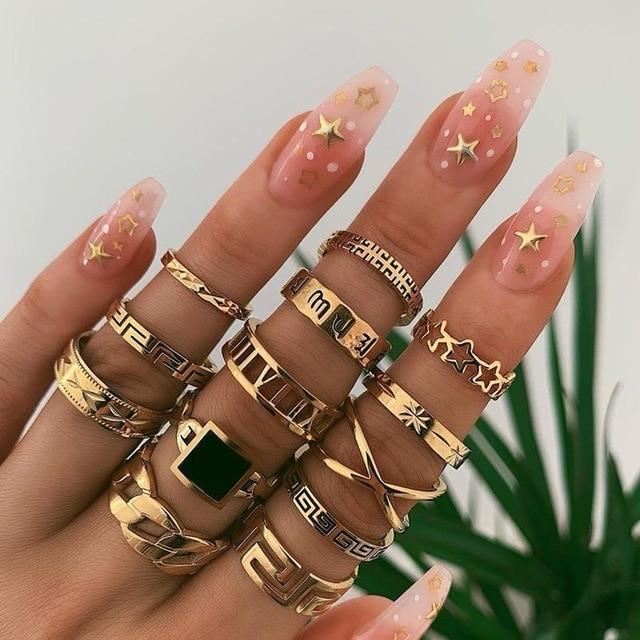 Alisa™ | Unique Handmade Silver Ring Set