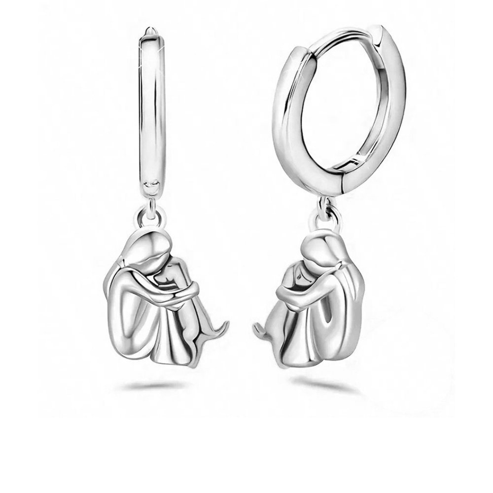 Wynter™ - Heart-shaped Pendant with Matching Earrings