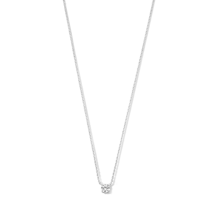 Clea | Gold Moissanite Pendant Necklace